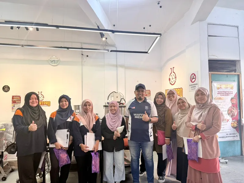 Kumpulan peserta selepas sesi latihan