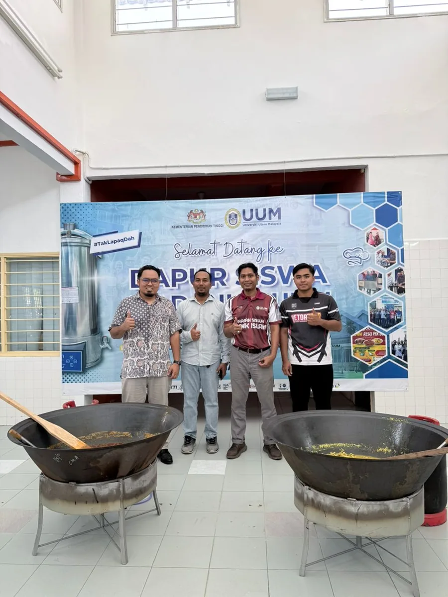 Mesin retort dibekalkan ke dapur siswa UUM