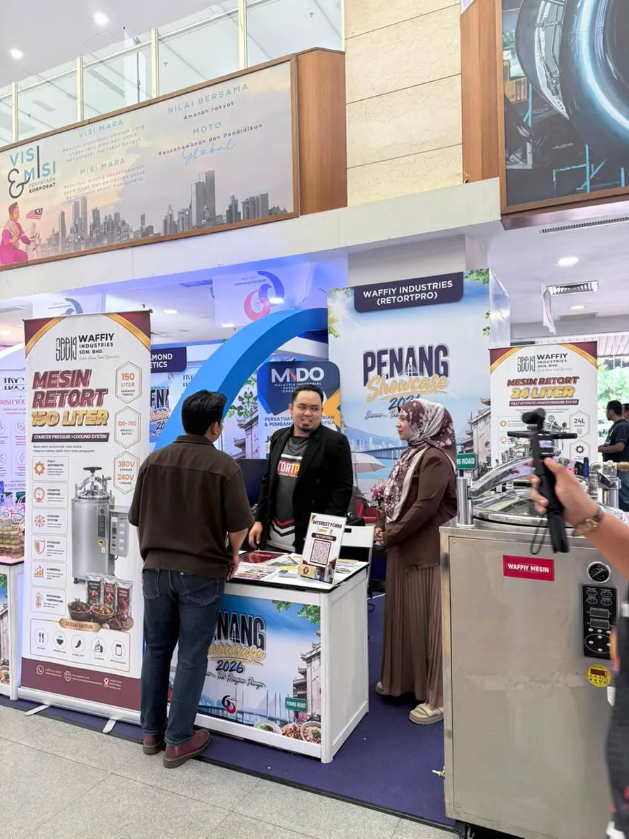 Mesin retort 24L & 150L dipamerkan